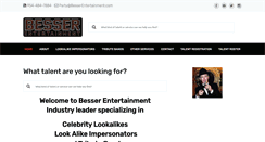Desktop Screenshot of besserentertainment.com